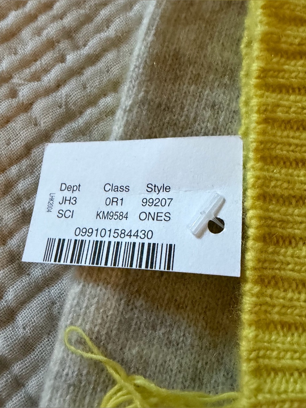 J.Crew Scarf and Glove Set in Yellow and Gray - Cashmere and Wool Combo - NWT! - Picture 2 of 4